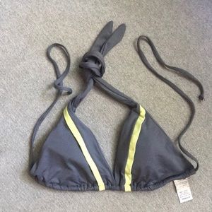 L*space M Bikini Top with Neon Green accent